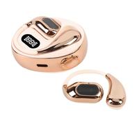 Focket Auricolari di Traduzione AI, Auricolari Wireless in Tempo Reale con qualità del Suono HD per la Vita Lavorativa dello Studio di Viaggio (Beige)