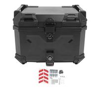 Focket Bauletto Universale per Moto 45 Litri, Baule per Moto in Alluminio Impermeabile con Serratura di Sicurezza, Bauletto per Moto, Baule per Moto, Custodia per Bagagli per Casco