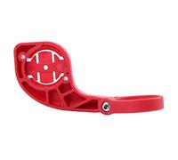 Focket Bicicletta Nera GPS Supporta la Plastica per il Bordo, 31,8 Mm in Diametro del Manubrio, Schermo Visivo Ergonomico per Ciclisti (rosso)