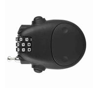 Focket Blocca il Codice di Inventario per L'uso di una Combinazione di Avvertimento a 3 Cifre per Sicurezza in Bicicletta, Passeggino, Dimensioni delle Dimensioni (BLACK)