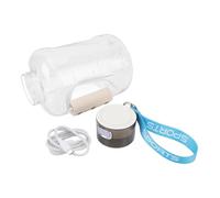 Focket Bottiglia d'Acqua per Idrogeno, Generatore di Acqua di Idrogeno 1600PPB Veloce Inodore in Plastica Trasparente da 1500 Ml, Macchina Ionizzatore Portatile con Funzionamento a un Pulsante per