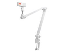 Focket Brazo de micrófono, soporte de suspensión metálica ajustable con rotación de 360° y abrazadera de escritorio para micrófonos de 32-60 mm de diámetro, carga máxima de 2,5 kg