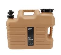 Focket Brocca per Acqua da Campeggio con Rubinetto, Contenitore per Acqua Portatile Leggero da 18 Litri per Campeggio, Serbatoio per Portatile con Valvola di Scarico Uscita Aria per Escursioni