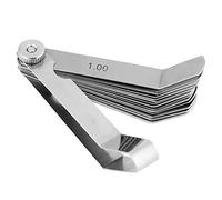 Focket Calibro Curvo, Righello del Sentimento in Acciaio Inossidabile per l'ispezione della Saldatura 0,05-1,00 Mm con Segni di Dimensioni Chiare per la Misurazione delle Slot