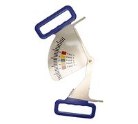 Focket Calibro per Grasso Corporeo, 5 Intervalli di Misurazione Calibro Portatile Portatile per Grasso Dorsale delle Scrofe, per Pliche Cutanee in Acciaio Inossidabile con Manico in Plastica per la
