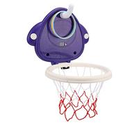 Focket Canestro da Basket da Porta, Segnapunti Elettronico Canestro da Basket per Interni con Punteggio Automatico a LED, Mini da con Suoni del Segnapunti Elettronico e Include Pompa da