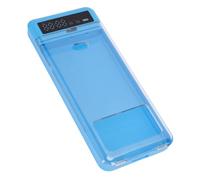 Focket Cassetta di sicurezza per telefoni, armadietto con timer per il controllo autonomo dei telefoni per aiutare bambini, studenti e adulti a concentrarsi (BLUE)