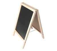 Focket Cavalletto da Disegno per Bambini, Lavagna Magnetica Bifacciale e Cavalletto per Lavagna, Pieghevole in Legno con Pennarello per e Gesso, per Bambini Dai 3 Agli 8 Anni