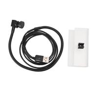 Focket Center Cam, Webcam con Schermo Centrale da 2 MP con Messa a Fuoco Automatica per Visivo con Microfono Integrato, Webcam USB Plug & Play Regolabile per Laptop e Desktop