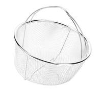 Focket Cestello Per Pentola A Vapore, Cestello Per Pentola A Vapore A Maglia Fine In Acciaio Inossidabile 201, Per A Istantaneo Con Comode Maniglie Per Accessori Per Pentole A Pressione Per