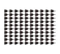 Focket Cestini per Fertilizzanti, 100 Cestini per Fertilizzanti Bonsai in Plastica con Coperchio, per per Orchidee per la Casa, Giardino, Cortile, Fattoria (Piccole dimensioni con coperchio)