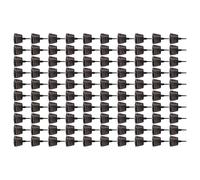 Focket Cestini per Fertilizzanti, 100 Cestini per Fertilizzanti Bonsai in Plastica con Coperchio, per per Orchidee per la Casa, Giardino, Cortile, Fattoria (Grandi dimensioni con coperchio)