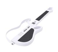 Focket Chitarra Intelligente per Bambini, Strumento Musicale Elettronico Senza Corde con Luci LED Multicolori e Senza Fili, Giocattolo Portatile Ricaricabile per Ragazze Dai 3 Anni in (WHITE)