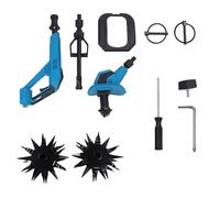 Focket Cultivatore del Timone a Cordone, Coltivale Giardino Elettrico con Larghezza di Legittima 9 Pollici 6,7 Pollici, Rototiller a Batteria per il Terreno del Prato Giardinaggio con