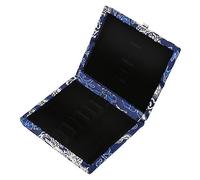 Focket Custodia per ance per Oboe, Custodia in Tessuto di Legno per Copertura in Tessuto di Seta Morbida 6 Pezzi Scatola portaoggetti Portatile con Fori Traspiranti per ance per Oboe(Blu)