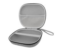 Focket Custodia per cuffie Tune 510BT 720BT, custodia rigida con cerniera, custodia da viaggio per auricolari e tappi auricolari, cuffie sovraurali, grigia