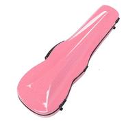 Focket Custodia per Violino 4/4, Guscio Duro in Fibra di Carbonio con Igrometro per Violino a Grandezza Naturale, Forma di Protezione Oblunga Leggera con Cinghie di Trasporto