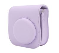 Focket Custodia Protettiva per Fotocamera Mini12, Custodia per Fotocamera in Pelle PU Resistente Ai Graffi e Allo Sporco, per con Copertura Magnetica e Tracolla Regolabile per Mini12 Mini11 (PURPLE)