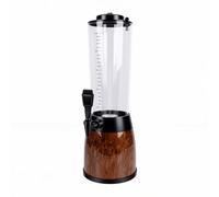 Focket Dispenser di Bevande con Tubo del Ghiaccio Dispenser di Bevande a LED in Plastica da 2,5 Litri per Feste, Torre di Birra con Rubinetto Antigoccia, di Commerciali per Uso Domestico per Eventi