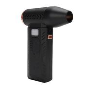 Focket Duster Ad Aria Compressa, Duster Ad Aria Elettrica Ricaricabile a Cordone con Batteria da 8000 MAh, Soffiatore Ad Aria Regolabile Ad Alta velocità 5 per Tastiera, Esterno (BLACK)