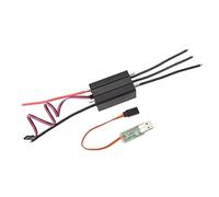 Focket ESC Senza Spazzole, ESC Programmabile per Raffreddamento Ad Acqua MCU a 32 Bit con Raffreddamento Ad Acqua 60A, per Propulsore da 24 V con Riconoscimento Automatico dell'acceleratore per