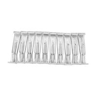 Focket Fissante di Grondaia da Pioggia da 20 PCS, Staffe Nascoste in Alluminio da 5 Pollici con Vite Pre -inserita per la Riparazione della Grondaia in Calo
