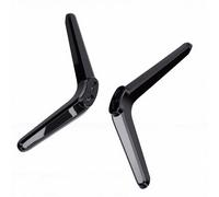 Focket Gambe TV per TV da 40 a 43", Gambe Universali di Ricambio, Piedini in Plastica Robusta con Kit di Viti per Supporto Stabile, Installazione Facile, Design Moderno E Minimalista (BLACK)