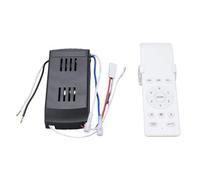 Focket Kit Telecomando Universale per Ventilatore da Soffitto, Timer DC a 6 velocità, Segnale di Penetrazione a Parete Sostitutivo per Ricevitore Controller Luce Ventilatore da