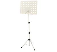 Focket Leggio per Spartiti, Altezza Regolabile da 800 Mm a 1475 Mm Leggio Pieghevole, Portatile con Borsa per il Trasporto per Performance con Tastiera per Chitarra e Violino (WHITE)
