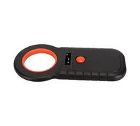 Focket Lettore di Microchip per Animali Domestici, Lettore di Microchip con Display LED a Lettura Wireless 134,2 KHz 125 KHz, Scanner di per Cani con Ricarica USB Archiviazione di 128 Tag per (BLACK)