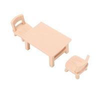 Focket Mobili per Casa delle Bambole, Set di Tavolo e Sedie in Miniatura in Resina in Scala 1/12 con Design Realistico per la Sala da Pranzo della Casa delle Bambole, Scatole per le Camere, Modelli di