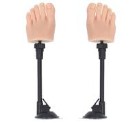 Focket Modello del Piede per Esercitazioni per Chiodi in Silicone, Manichino Pieghevole Regolabile Flessibile con Punte per Unghie per il Salone di Salone per le Nail Art Acrilico Uso Domestico