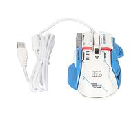 Focket Mouse da Gioco Cablato, Mouse da Gioco 12800 DPI Regolabile a Sei velocità Macro Programmabile a 10 Pulsanti, da per PC con 13 modalità di Illuminazione RGB Cavo da 5,7 Piedi Micro Meccanico
