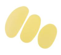 Focket Nice in Ceramica in Silicone, Strumento di Forma di Ceramica con Superficie Liscia per Scultura di Argilla, 3 Pezzi Morbidi e Flessibili Ovali Flat Leggeri Argilla Piatta per Lavoro Artigianale