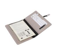 Focket Notebook Power Bank, Notebook con Ricarica Wireless da 8000 MAh con Luce Notturna Integrata per Lavoro Scolastico, Cartella di Ricarica Professionale con Carta Spessa da 160 Pagine e Documenti