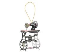 Focket Ornamento della Macchina da Cucire, Decorazione di Macchine da Cucito Vintage in Metallo per Feste e Collezioni per le Vacanze