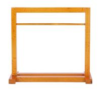 Focket Pianto di Abbigliamento per Bambole in Legno, Portametta per Bambole in Scala 1:12 con Gancio di Abbigliamento per Set per Display in Miniatura