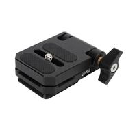 Focket Piastra Adattatore per Treppiede della Fotocamera, Staffa L Pieghevole con Rotazione a 180 Gradi per Commutazione Rapida della Telecamera, Compatibile con Slot ARCA da 38 Mm e Vite da 1/4