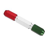 Focket Piastra in Lega di Alluminio a Doppio Pin -Piastra per Go No Go 0,3 a 16 Mm, Durevole e Facile Usare per i Lanciatori di Misurazione di Precisione (1-2 mm)