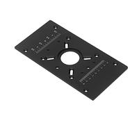 Focket Piastra per Inserimento Tavolo Fresa, Piastra per Fresa in Alluminio con Allineamento Fine a Doppia Bilancia, Inserto per con Bloccaggio Saldo, Design Leggero per Banchi di Lavorazione del