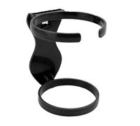 Focket Porta di Tazza per Borsa, Portabicchieri Portatili Compatti Porta Tazza, Inserto per Bere per Lattine, Bottiglia d'Acqua, per Le Avventure di Viaggio e All'aperto (Black)