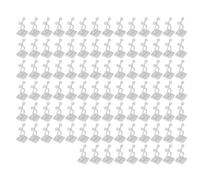 Focket Rami Autoadesivi della Pratica Escalation delle Piante Che Supportano Il Morsetto/Supporto per Le Piante Interne 100 Pezzi (White)