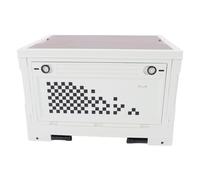 Focket Scatola da Stoccaggio da Campeggio, Cassa di Stoccaggio Impilabile Pieghevole con Coperchio MDF per Campeggio da Picnic per Auto