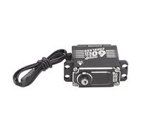 Focket Servo RC, Servo Digitale Impermeabile IP67 Programmabile da 60 Kg, Motore Coreless con Alloggiamento in Lega di Alluminio per Auto RC Robot Bracci Meccanici (180 gradi)
