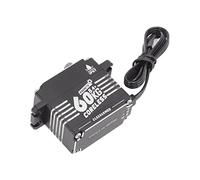 Focket Servo RC, Servo Digitale Impermeabile IP67 Programmabile da 60 Kg, Motore Coreless con Alloggiamento in Lega di Alluminio per Auto RC Robot Bracci Meccanici (360 gradi)
