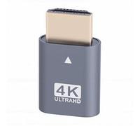 Focket Spina Fittizia, Emulatore EDID con Supporto 4K 60Hz, Adattatore Display Senza Testa con Connettore Placcato Oro per Server di Mining Crittografici e PC Remoti