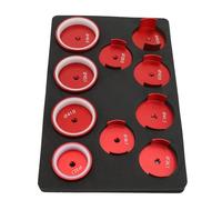 Focket Stampi per Tappatrici per Orologi, Strumento Professionale per la Riparazione di Orologi in Metallo per Fondi Scanalati Resistenti all'acqua con Dimensioni di 36 7 46 Mm Pressa per Fondello