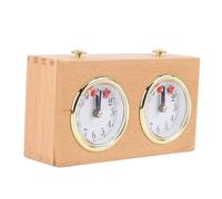 Focket Strumento Meccanico Analogico dell'orologio a Scacchi in Legno con Design retrò per Scacchi Weiqi di Cinesi
