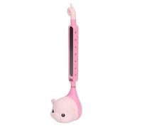 Focket Strumento Musicale Elettronico Giapponese, Sintetizzatore Musicale Portatile con Nota Regolabile a Forma di Cartone Animato, Strumenti Elettrici con Cacciavite per Bambini (Maiale Rosa)