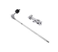 Focket Supporto per braccio per piatti, braccio per piatti a forma di L ad angolo regolabile con morsetto per set di batteria, accessori per batteristi principianti